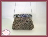 2012 Fashion Army Green Satin Wavon Rhinestone Evening Clutch bag