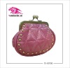 2012 Fashion Europe lady coin purse made of PU and beads