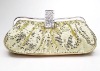 2012 Fashion Gold Beaded Clutch Evening Bag 063