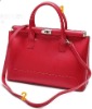 2012 Fashion Real Leather Red Purses Women