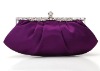 2012 Fashion Rhinestone Purple Satin Evening Clutch Bag 025