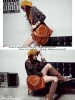 2012 Fashion design ManmadeLeather Ladies's shoulder handbag