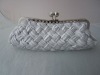 2012 Fashion design nice looking white clutch bag