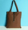2012 Fashion plain folding canvas handbag