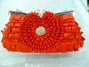 2012 Fashionable Satin Flower Evening Bag with beads077