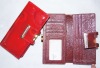 2012 Fashionable leather wallets ladies