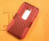 2012 For HTC EVO 3D mesh combo cell phone pc+silicone case