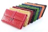 2012 Full color bundle lock PU leather wallet and purse 063