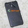 2012 Genuine cow leather case cover leather pouch case for iphone 4g 4s