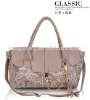 2012 HOT SELL!!!! LATEST LACE FLOWER DESIGNER CHEAP FASHION LADY BAGS