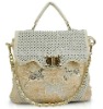 2012 HOT SELL!!!! LATEST LACE FLOWER DESIGNER CHEAP FASHION LADY HANDBAGS