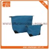 2012 High style clutch blue canvas zipper unisex cosmetic packaging
