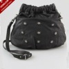 2012 Hot Design, Fashionable studded   leather handbag