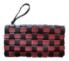 2012 Hot Sale Fashion Lady Woven PU Evening Bag