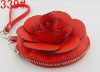 2012 Hot Sell fashion PU rose coin bag,mobile bag