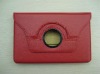 2012 Hot sale 360 degree rotation PU leather case for iPad 2 rotation case for iPad 2