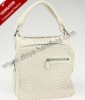 2012  Hot sale Braided Handbag  in full   Leather