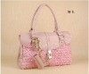 2012 Korea new arrival ladies shoulder handbag with flower style