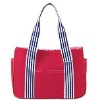 2012 Korea style new fashion hand shoulder striped canvas bag leisure female bag