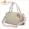 2012 Korean Retro Fashion Flowered pattern Leather Handbags&Messenger Bag