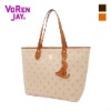 2012 Korean hot brand handbags VORENJAY latest design for women CANTFALL signature shoulder & shopper with dog decoration.