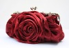 2012 KoreanNew Fashion Paillette Personalized Design Cluth Baguette Bag RED