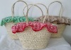 2012 Ladies Cornhusk Straw Beach Bag