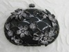 2012 Latest design -Crystal flowers evening bag