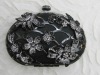 2012 Latest design -Crystal flowers evening bag