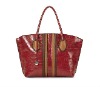 2012 Latest fashion crocodile print leather tote