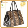 2012 Leopard Print Leather Horse Hair Trendy Handbag
