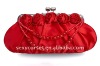 2012 Most Charming Roses Flower Clutch Evening Bag with Pearl Chain 063