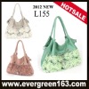 2012 NEW !fashion bag,lace shoulder handbag (L155)