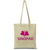2012 Natural cotton tote bag with long handles