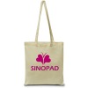 2012 Natural cotton tote bag with long handles