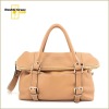 2012 New Arrival Ladies fashion foldable leather shoulder bag