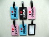 2012 New Arrive promotional gifts Factory manufacture soft pvc Luggage tag