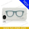 2012 New Cell Phone Case Glasses Plastic Hard Case for iPhone 4
