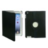 2012 New Design Leather 360 Degree Rotating Stand Case Cover for ipad 2