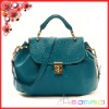 2012 New Fashion Colorful Real Cow Leather Handbag Women