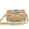 2012 New&Fashion Genuine Pouch Leather Handbag&Shoulder Bag