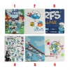 2012 New! Hot saling The smurf PU leather case for Apple ipad 2