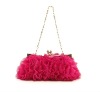 2012 New clutch ladies lace party bag