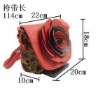 2012 New design fashion Rose PU lady bag