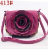 2012 New design fashion Rose PU lady bag