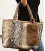 2012 New !handbags and purses snake handbag purses with hair (S210)