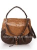 2012 New ostrich leather printed hobo bag factoty OEM