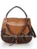 2012 New ostrich leather printed hobo bag factoty OEM