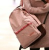 2012 New style Linen backpack for girl