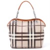 2012 New style elegant check pattern Shoulder Bag